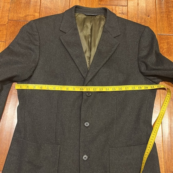 J crew Wool Cashmere Three Buttons Charcoal Grey Blazer Size 42R - Picture 6 of 11